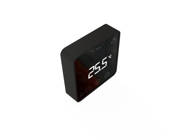 Heatit Z-Temp2 Black Z-Wave batteridrevet temp sensor