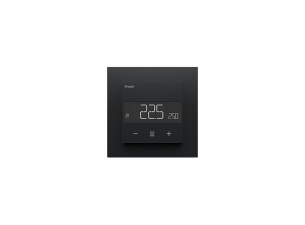 Heatit WiFi6  Black WiFi Thermostat  3600W  16A