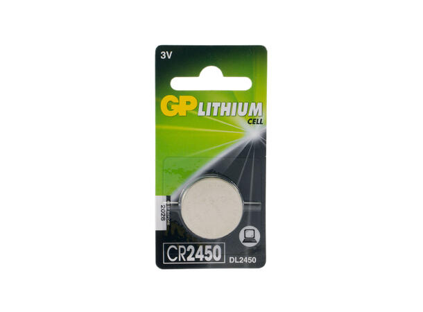 GP CR2450 batteri 3V Batteri CR 2450