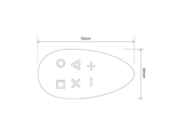 FIBARO KeyFob Trådløs fjernkontroll