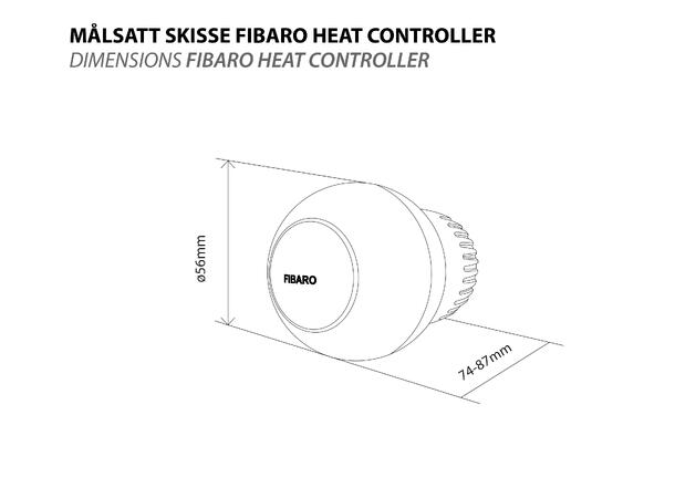 FIBARO The Heat Controller Starter Pack Z-Wave radiatortermostat + temp. sensor