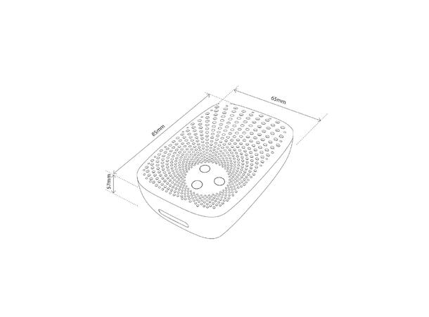 Aeotec Siren 230V Aeotec sirene for stikkontakt