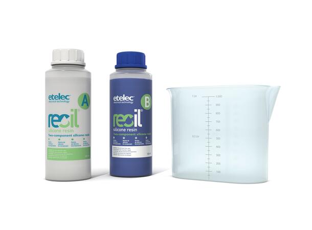 Resil® 100  Silikon gel 2-komponent silikon 1  liter.