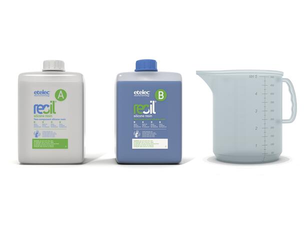 Resil® 400  Silikon gel 2-komponent silikon 4 liter.