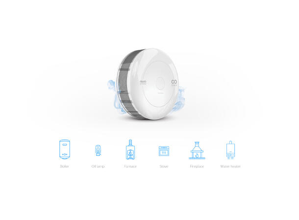 FIBARO CO Sensor Karbonmonoksid (CO)  detektor Z-Wave