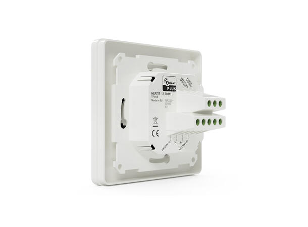 Heatit Z-TRM3  White  RAL 9003 Z-Wave termostat  3600W  16A  868,4 MHz