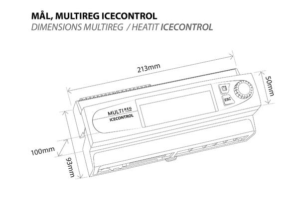 Multireg IceControl Pro Snøsmelteautomatikk