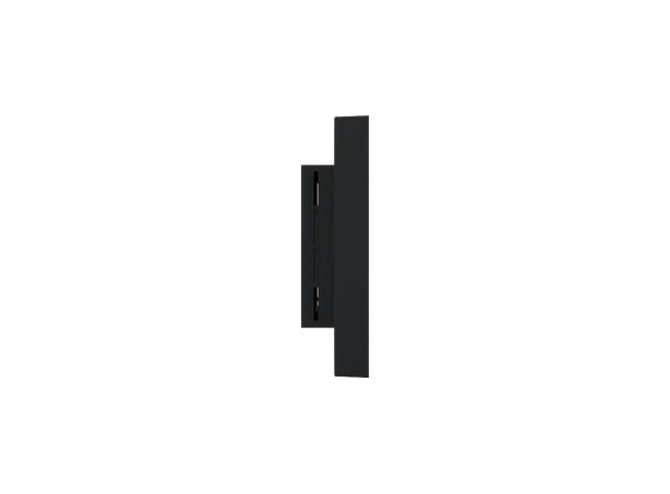 Heatit Z-Temp3  Black Trådløs batteridrevet termostat  Z-Wave