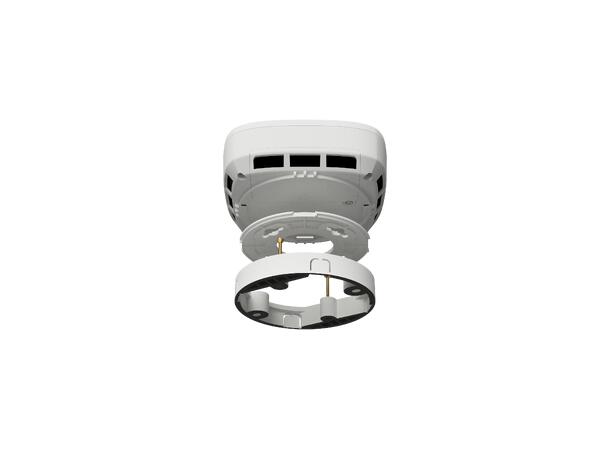 Heatit Z-Smoke Multisensor 230VAC White Seriekoblet røykvarsler m/4 funksjoner