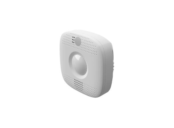 Heatit Z-Smoke Multisensor 230VAC White Seriekoblet røykvarsler m/4 funksjoner