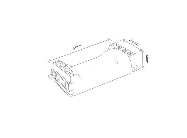 POPP Electric Strike Lock Control Z-Wave bryter for elektronisk døråpner