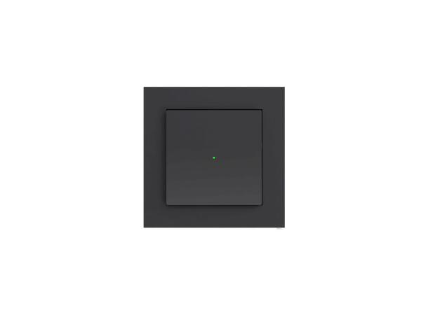 Heatit Z-Push Wall Controller BLACK Z-Wave bryter 1 til 3 knapper