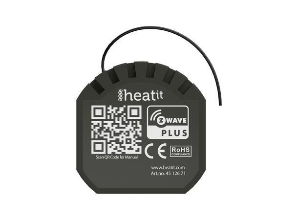 Heatit ZM Single Relay 16A Z-Wave Rele for innbygging