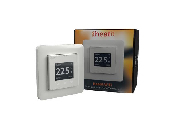 Heatit WiFi termostat 16A  Hvit WIFI termostat  3600W  16A