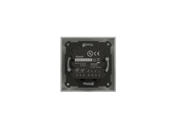 Heatit S-Control2  Hvit 9003 Termostat  3600W  16A  Hvit RAL 9003