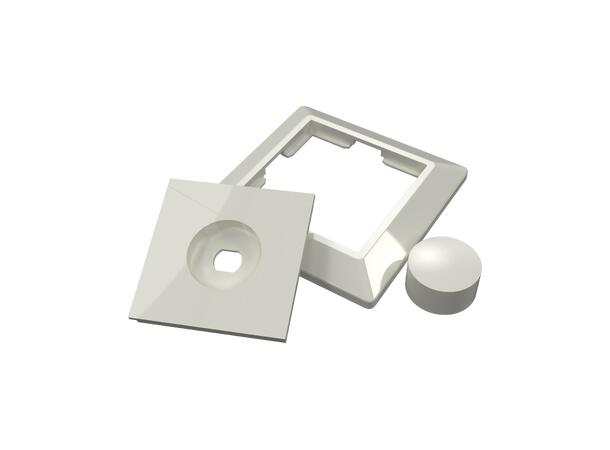 Plastkit Heatit Z-Dim  Hvit RAL 9010 Plastic kit white RAL 9010