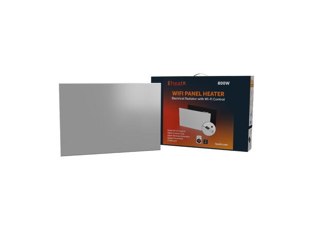Heatit WiFi Panel 800W  White Panelovn med Wi-Fi styring