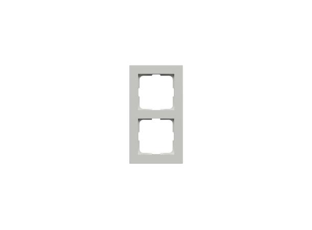 Heatit HC2 Dobbel ramme Hvit Ramme for Heatit termostater og dimmere