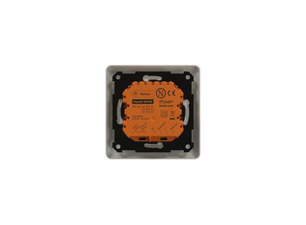 Heatit WiFi6  Hvit RAL 9010 Wi-Fi termostat 3600W  16A