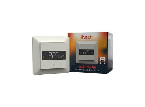 Heatit WiFi6  White RAL 9010 WiFi Thermostat  3600W  16A