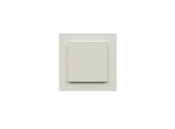 Heatit Z-Push Wall Controller RAL 9010 G Trådløs Z-Wave bryter