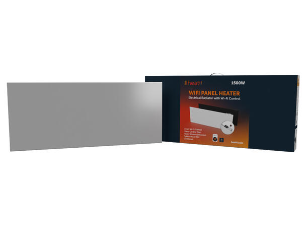 Heatit WiFi Panel 1500W  White Panelovn med Wi-Fi styring