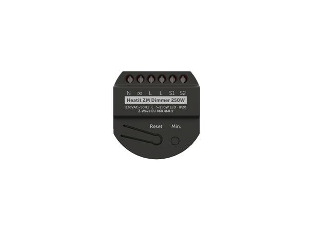 Heatit ZM Dimmer  250W Z-Wave dimmer for veggboks