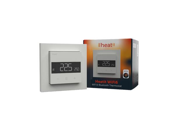 Heatit WiFi6  White RAL 9003 WiFi Thermostat  3600W  16A