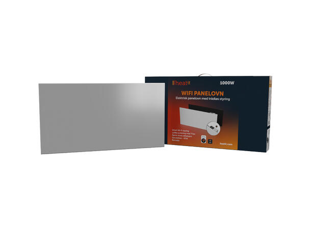 Heatit WiFi Panel 1000W  White Panelovn med Wi-Fi styring