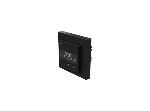 Heatit Z-TRM6 Black matt Z-Wave termostat  3600W  16A  868,4 MHz