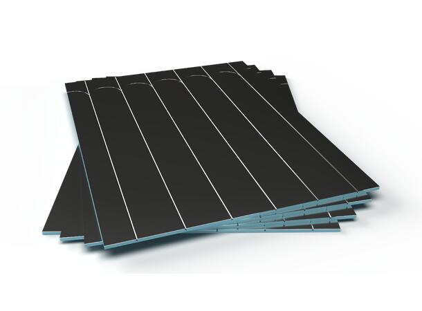 Heatboard8 40t 8mm 0,59 x 0,79m Varmereflekterende plate med spor 9,32m2