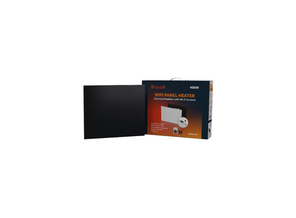 Heatit WiFi Panel 400W  Black Panelovn med Wi-Fi styring