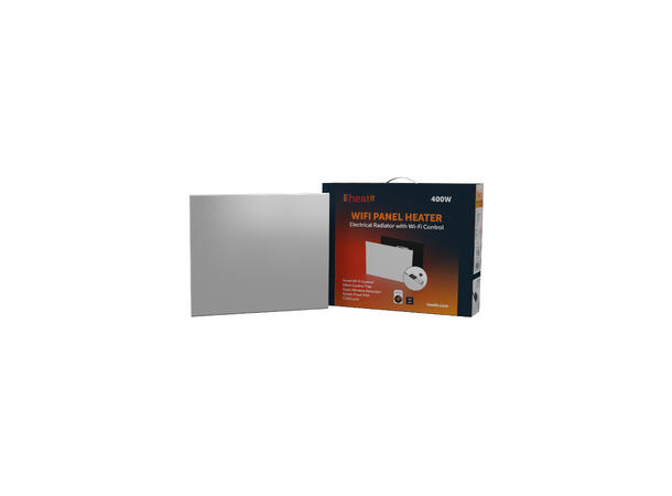 Heatit WiFi Panel 400W  White Panelovn med Wi-Fi styring