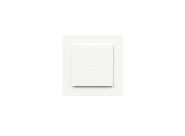 Heatit Z-Push Wall Controller RAL 9003 G Trådløs Z-Wave bryter