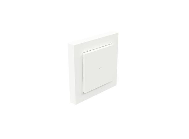 Heatit Z-Push Wall Controller RAL 9003 G Batteridrevet veggbryter Z-Wave
