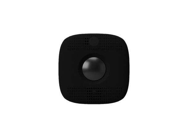 Heatit Z-Smoke Multisensor 230VAC Black Seriekoblet røykvarsler m/4 funksjoner