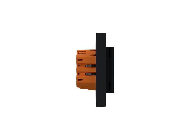 Heatit WiFi6  Sort matt Wi-Fi termostat 3600W  16A