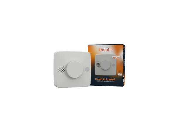 Heatit Z-Smoke2 Detector  230VAC Smart brannsvarsler