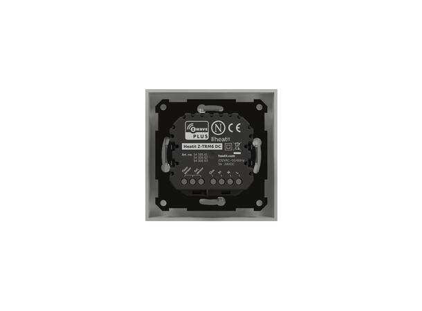 Heatit Z-TRM6 DC  Hvit 9003 Z-Wave termostat  3A (potensialfri)