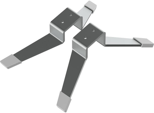 Ben til Heatit WiFi Panelovner Ben i stål. Aluminiumsfarget. 1 sett.