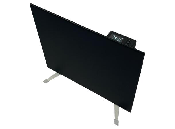 Ben til Heatit WiFi Panelovner Ben i stål. Aluminiumsfarget. 1 sett.