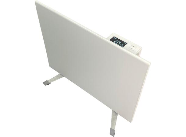 Ben til Heatit WiFi Panelovner Ben i stål. Aluminiumsfarget. 1 sett.