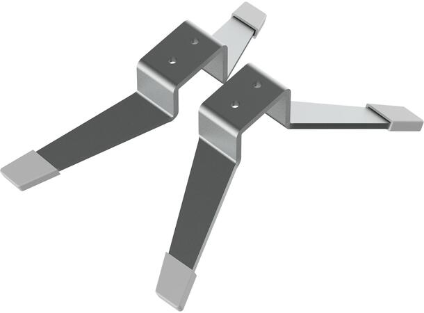 Ben til Heatit WiFi Panelovner Ben i stål. Aluminiumsfarget. 1 sett.