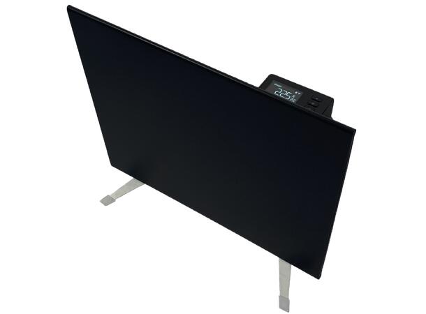 Ben til Heatit WiFi Panelovner Ben i stål. Aluminiumsfarget. 1 sett.