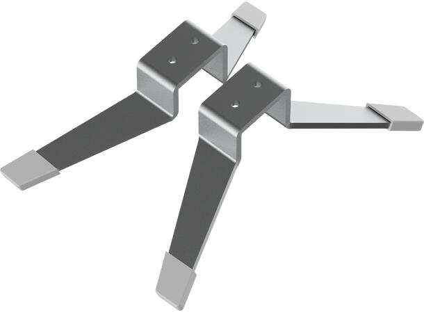 Ben til Heatit WiFi Panelovner Ben i stål. Aluminiumsfarget. 1 sett.