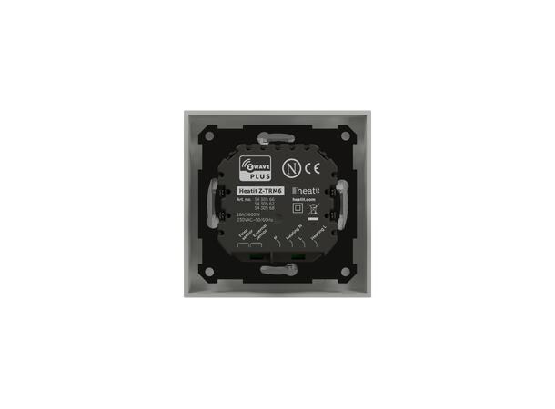 Heatit Z-TRM6 White  RAL 9003 Z-Wave termostat  3600W  16A  868,4 MHz