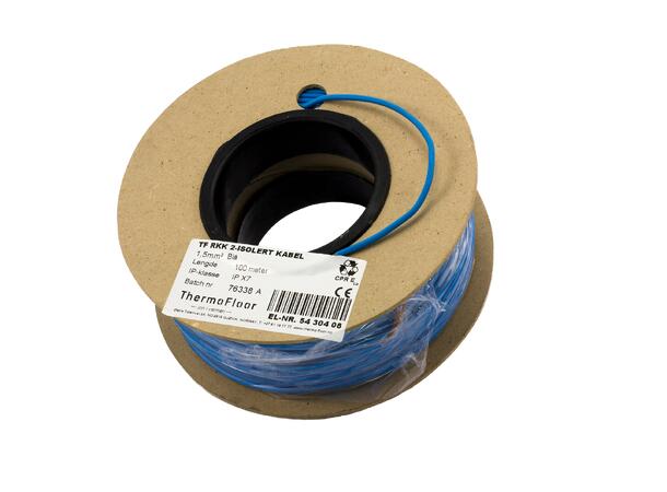 TF RKK 2-isolert kabel 1,5mm² 100m Blå Tilbehør til varmefolie