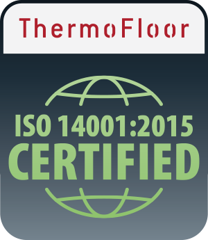 Thermo-Floor AS er ISO-sertifisert i henhold til ISO 9001:2015 og ISO 14001:2015